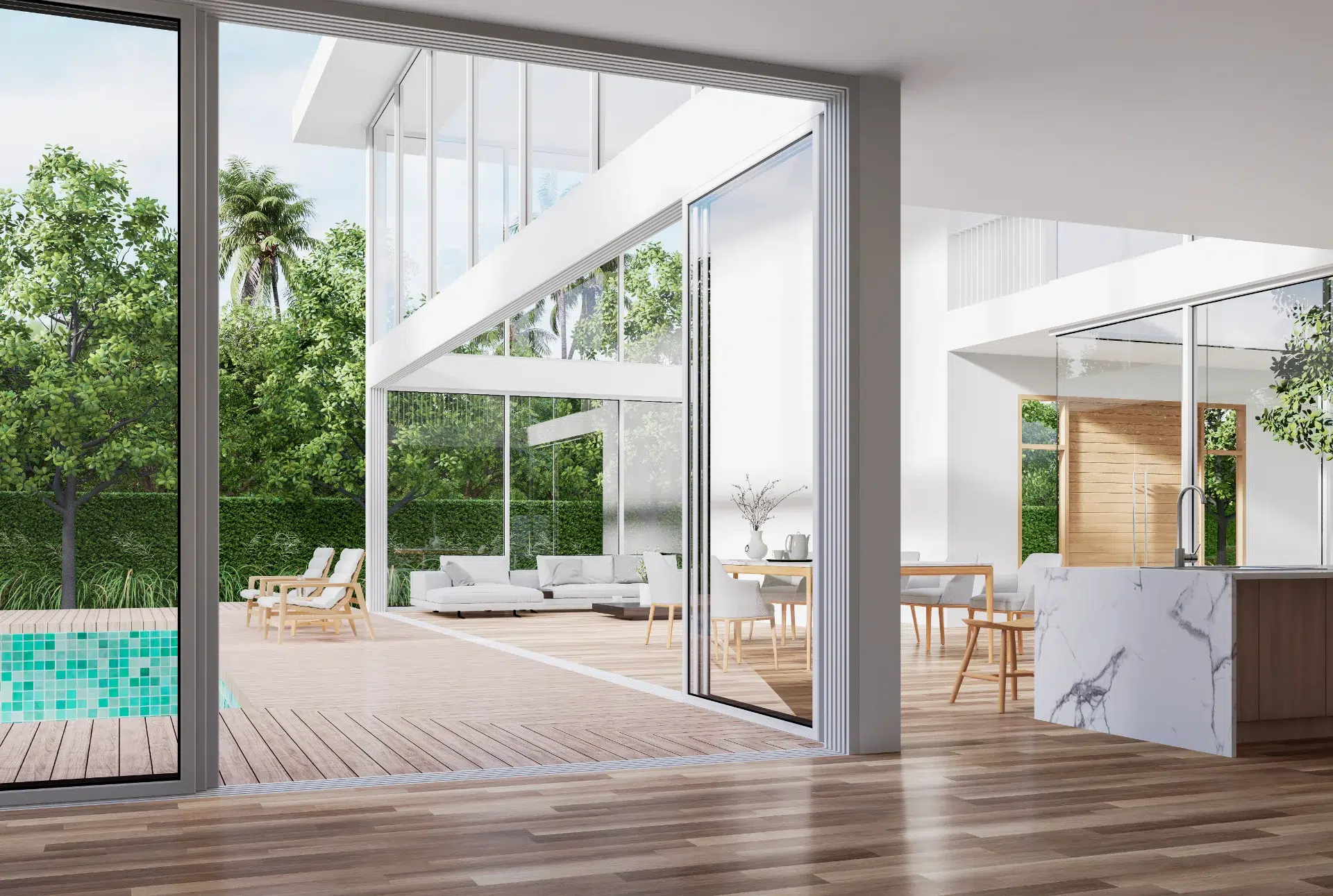 VLX 138 Panoramic Sliding Door in San Jose, CA | Meridian Windows and Doors San Jose - detail 1